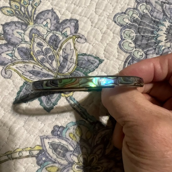 Australia made Jewelry - Iridescent Abalone Shell Bangle Bracelet - Women from Fremantle Australia